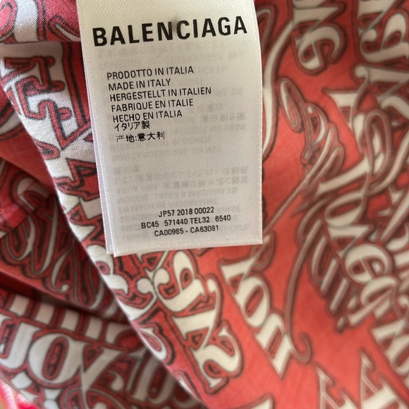 Balenciaga Button Down Shirt w/Designer Box - Picture 4 of 12